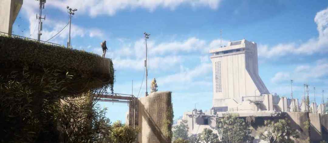 Raiders traversing the desolate Rust Belt wasteland